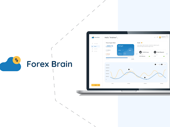 Cover image for Forex Brain, Web App UIUX Design