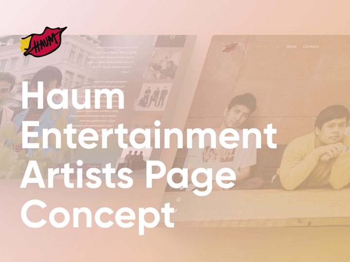 Cover image for Haum Entertainment Artists Page (Concept)