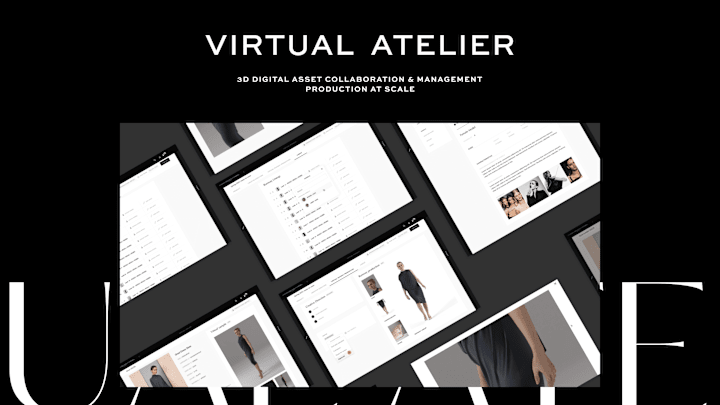 Cover image for Virtual Atelier I SaaS Product UX/UI design