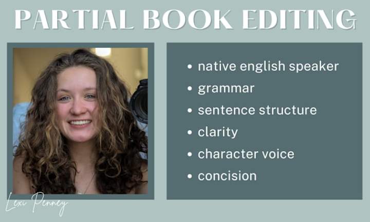 Cover image for I will copy and line edit your fiction writing