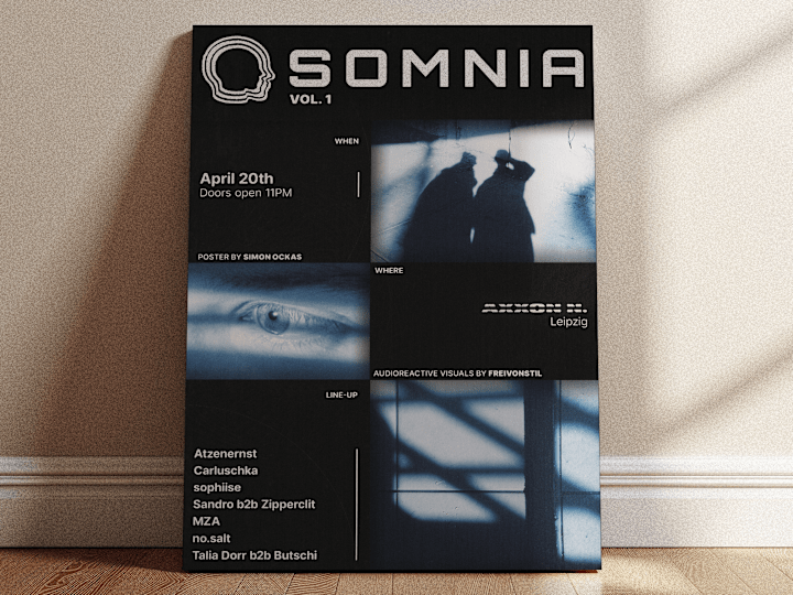 Cover image for SOMNIA Event Series Logo & Poster Design