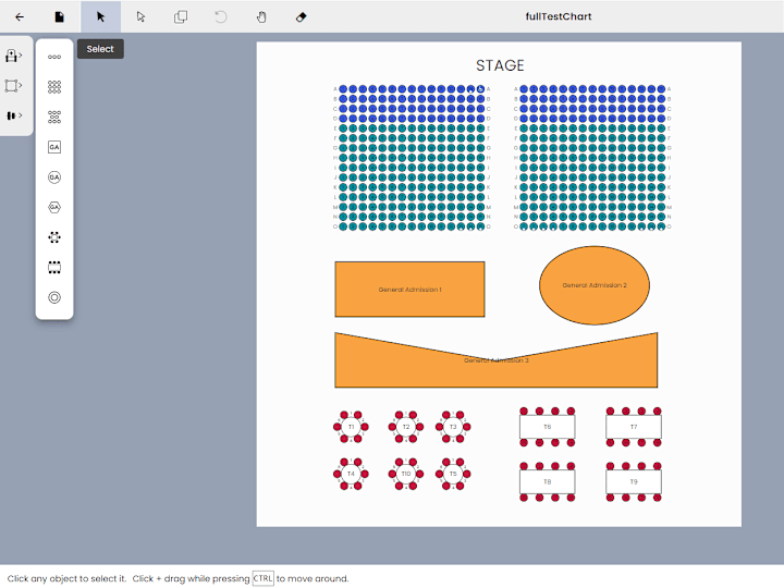 Cover image for BookTix Chart Builder