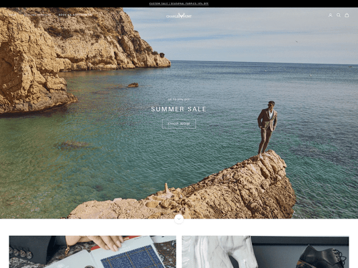 Cover image for  Luxury Clothing Shop & Stylist Shopify Store