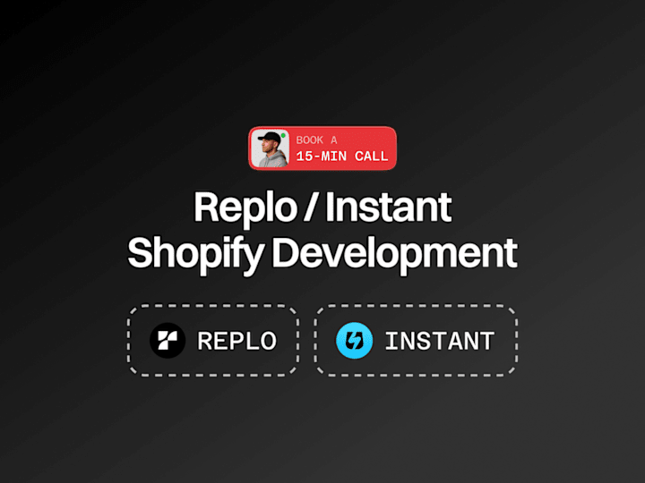 Cover image for Replo / Instant Shopify Development