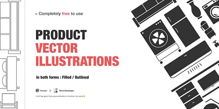 Cover image for Product Vector Illustrations 