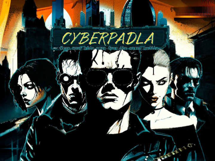 Cover image for "CYBERPADLA" visual novel