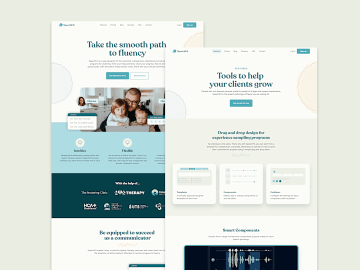 Cover image for SpeechFit: Brand and Web Design for a Speech App