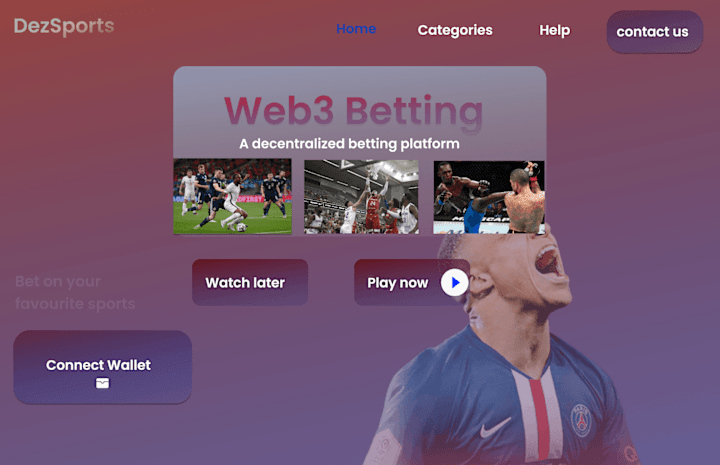 Cover image for web3 betting design :: Behance