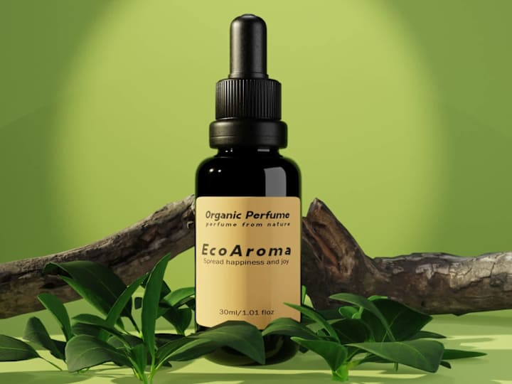 Cover image for EcoAroma perfume product rendering