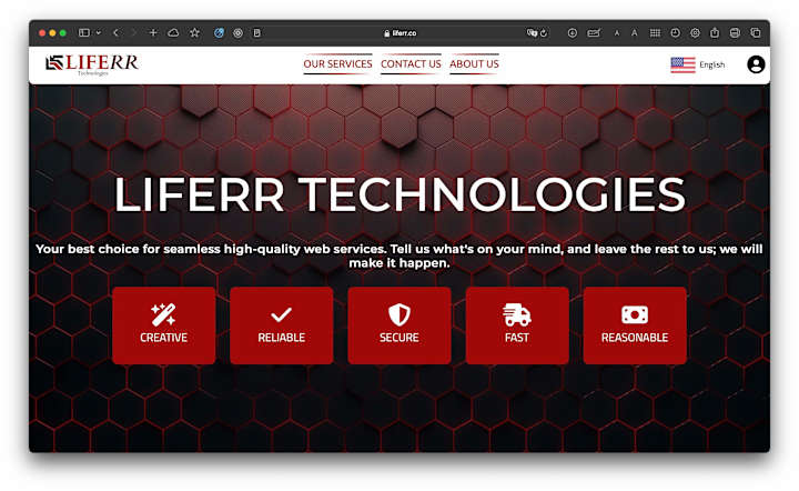 Cover image for LIFERR TECHNOLOGIES Website