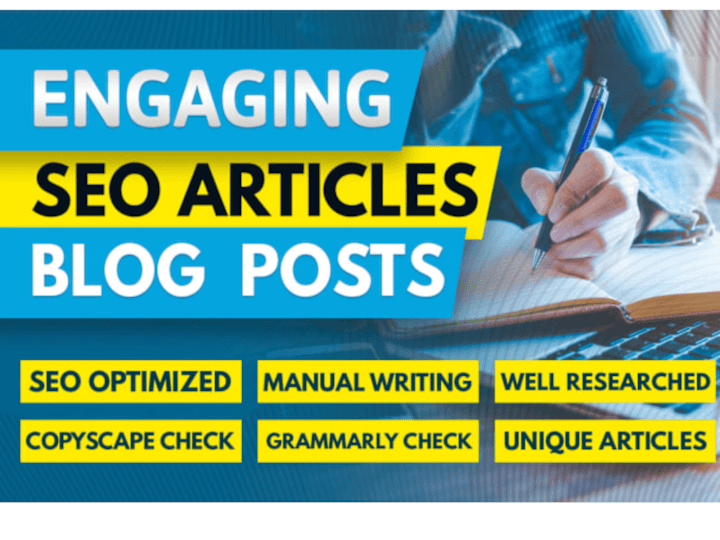 Cover image for Engaging SEO article writing or content writing in 24 hours