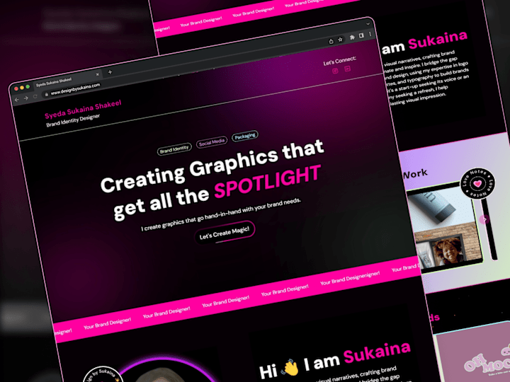 Cover image for Portfolio Website 