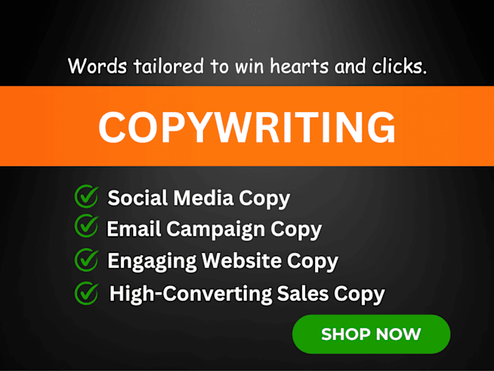 Cover image for I will write Compelling Copy for Ads, Websites, and More 