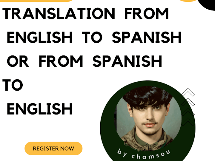 Cover image for Translation from English to Spanish or from Spanish to English