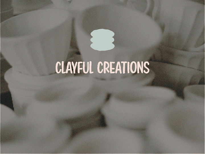 Cover image for Brand Identity for Clayful Creations