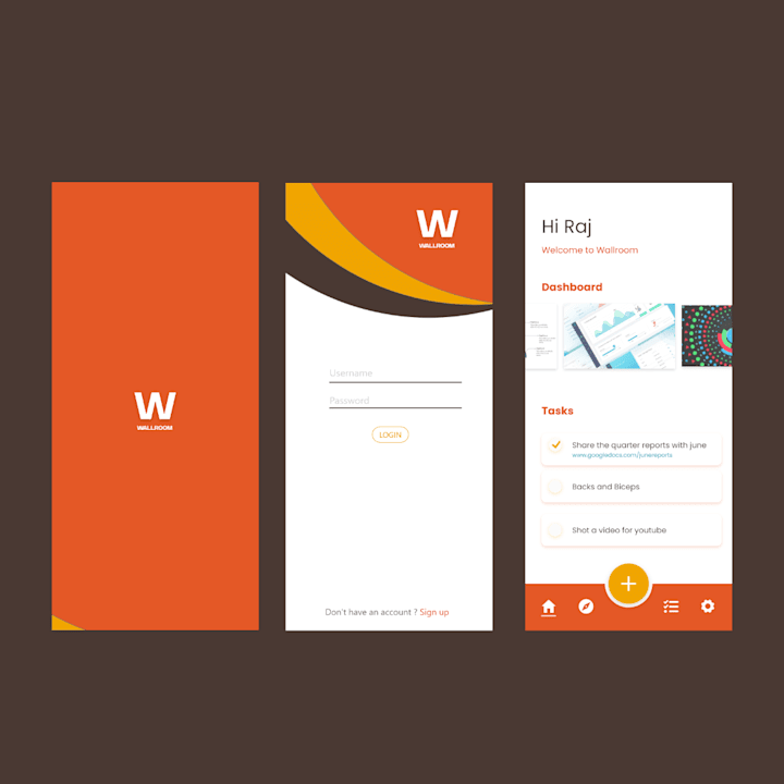 Cover image for Wallroom- Task Management App