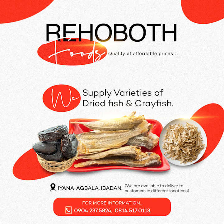 Cover image for Rehoboth Foods| Social media Ad design 