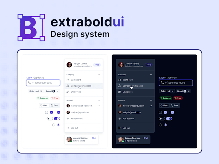 Cover image for ExtraBold UI design system kit for Figma