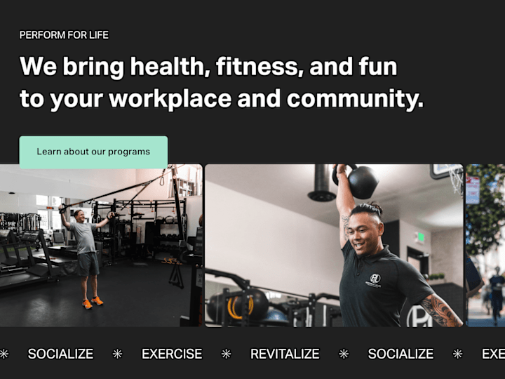 Cover image for Fitness Brand Web Design