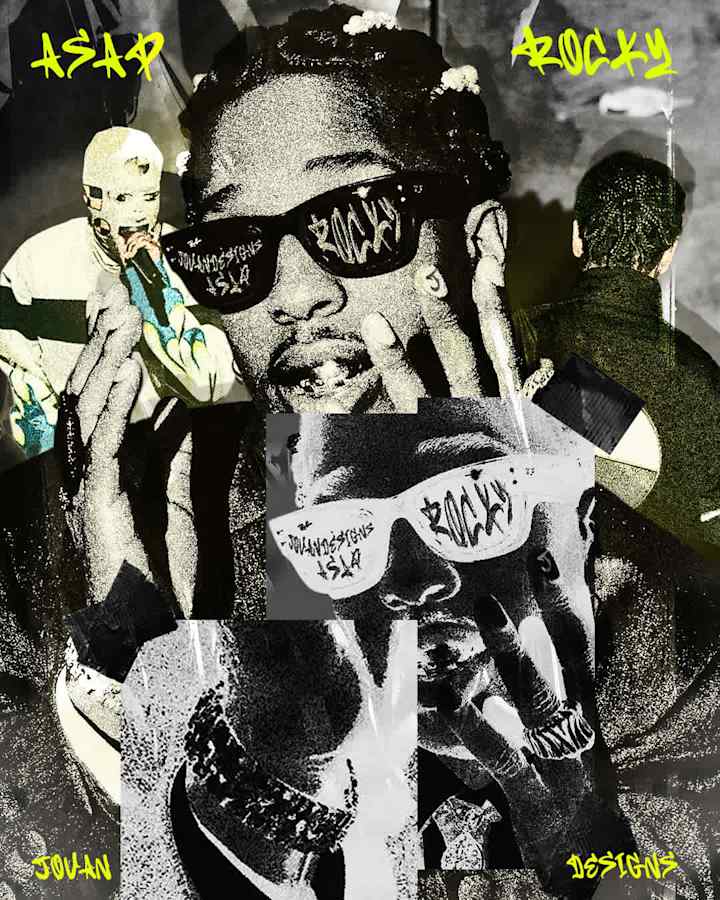 Cover image for A$AP Rocky Poster Design (Passion Project).