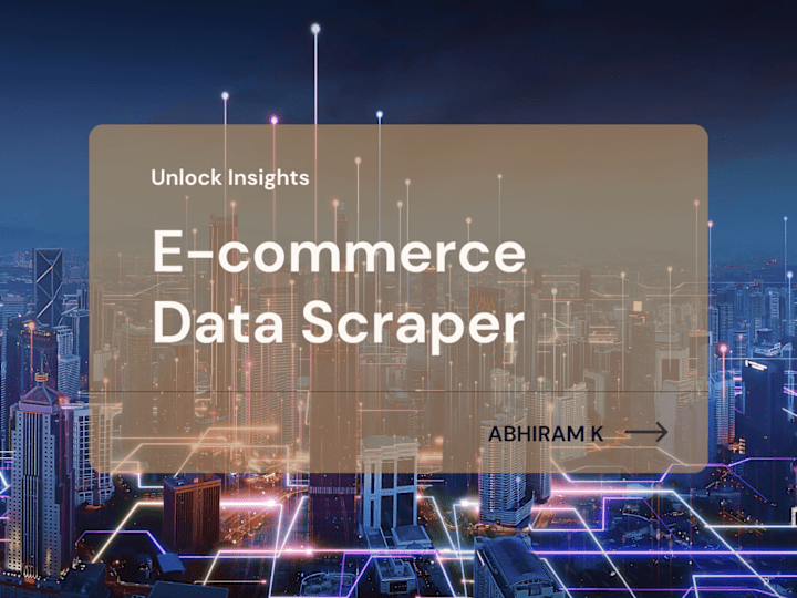 Cover image for E-commerce Data Scraper