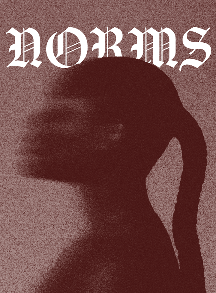 Cover image for Grainy figure poster