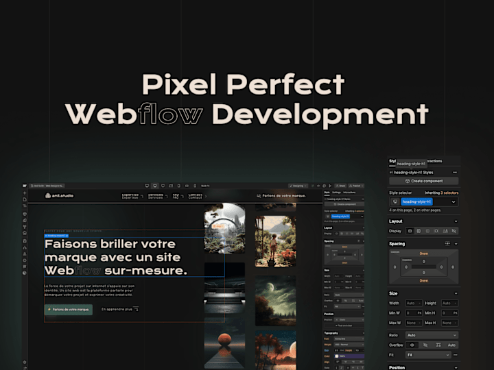 Cover image for ⚡️ Pixel-perfect Webflow development