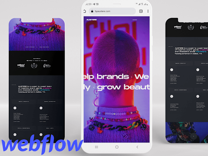 Cover image for I will design your webflow website design, webflow website