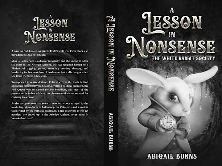 Cover image for The White Rabbit Society: A Lesson in Nonsense