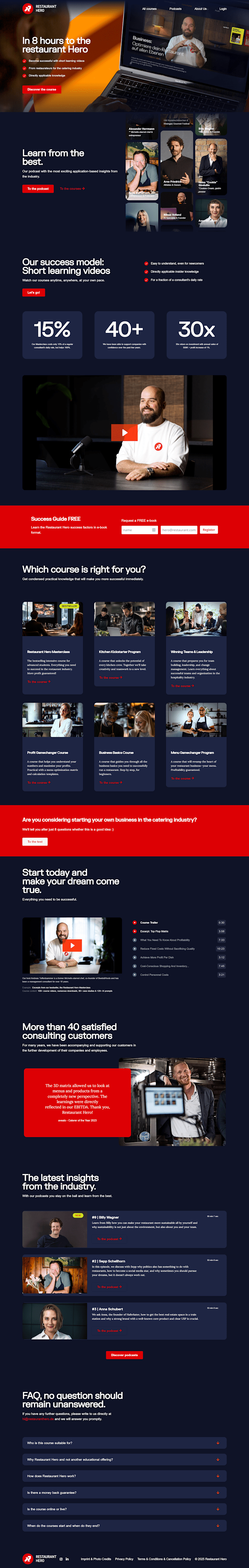 Cover image for Restaurant Website Creation and Updates