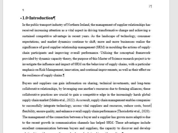 Cover image for Exploring the Impact and Influence of Supplier Relationship