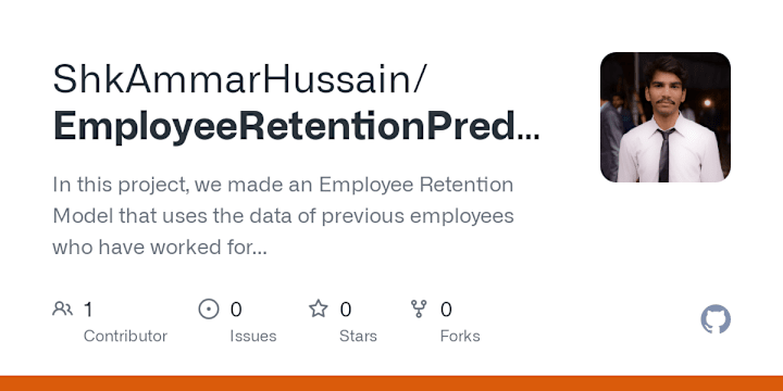 Cover image for Employee Retention Prediction