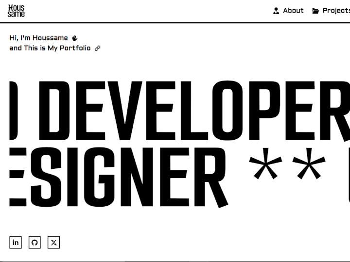 Cover image for Houssame - Web Developer