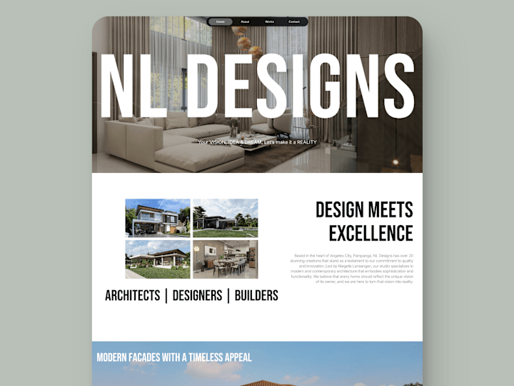 Cover image for NL Designs Landing Page with Framer Domain