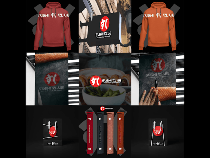Cover image for Sushi Club - Visual Identity Design