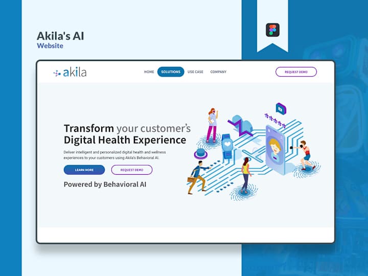 Cover image for Akila's Behavioral AI Website Design