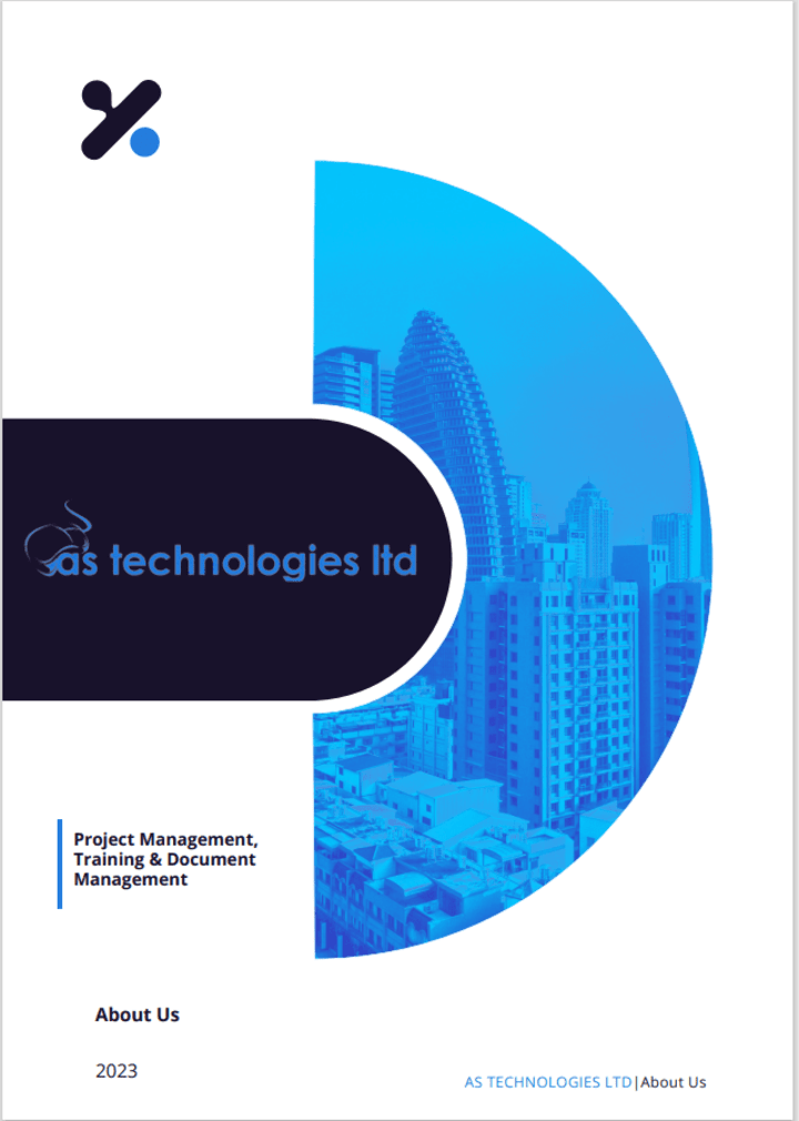 Cover image for Company Profile Layout Design for AS Technologies