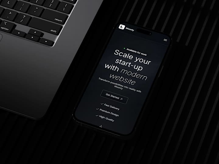 Cover image for Moonly - Web Design Agency Template.