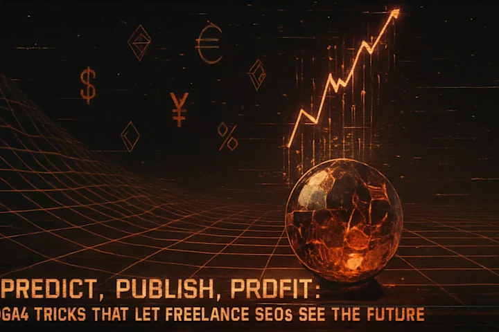 Cover image for Predict, Publish, Profit: GA4 Tricks That Let Freelance SEOs See the Future