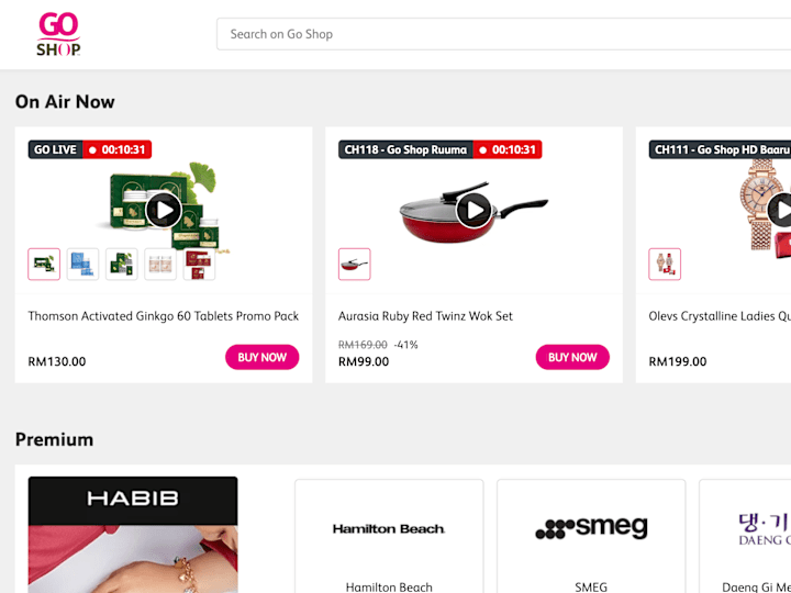 Cover image for Astro Go Shop : TV Commerce + Ecommerce Online Shopping Platform