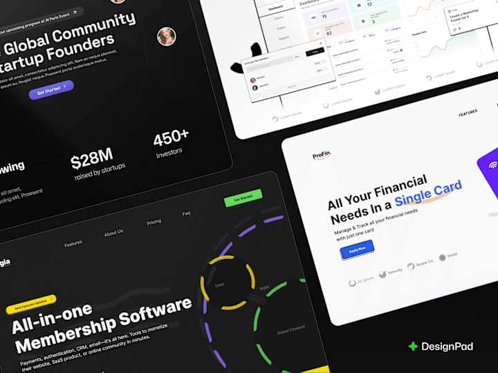 Cover image for DesignPad : SaaS Website Design