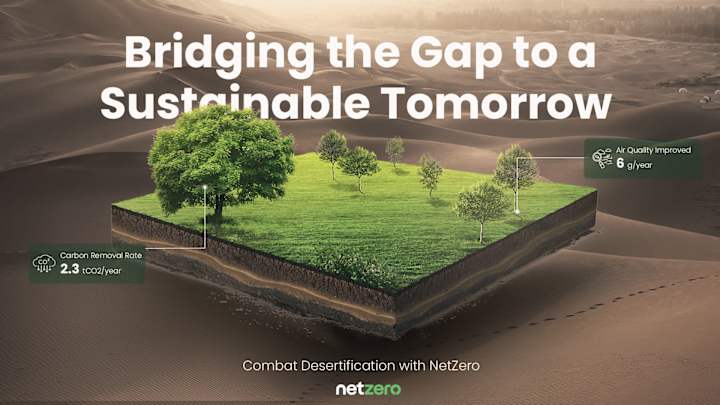 Cover image for NetZero - Combating Desertification and Driving Sustainability