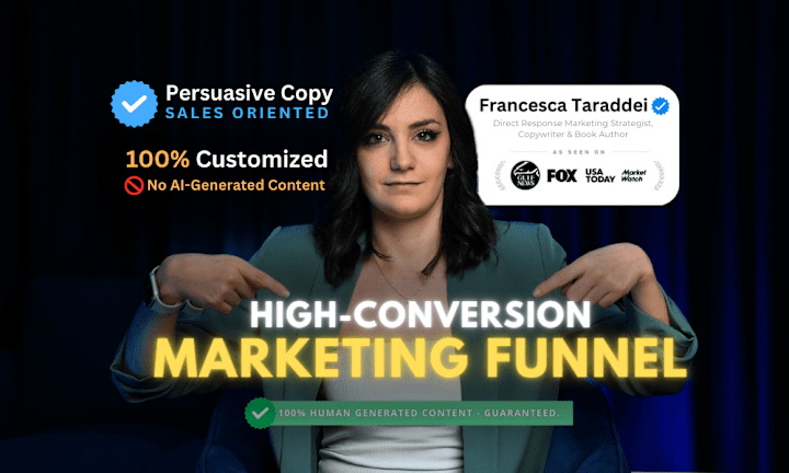 Cover image for Marketing Funnels Copywriting for Lead Generation & Sales