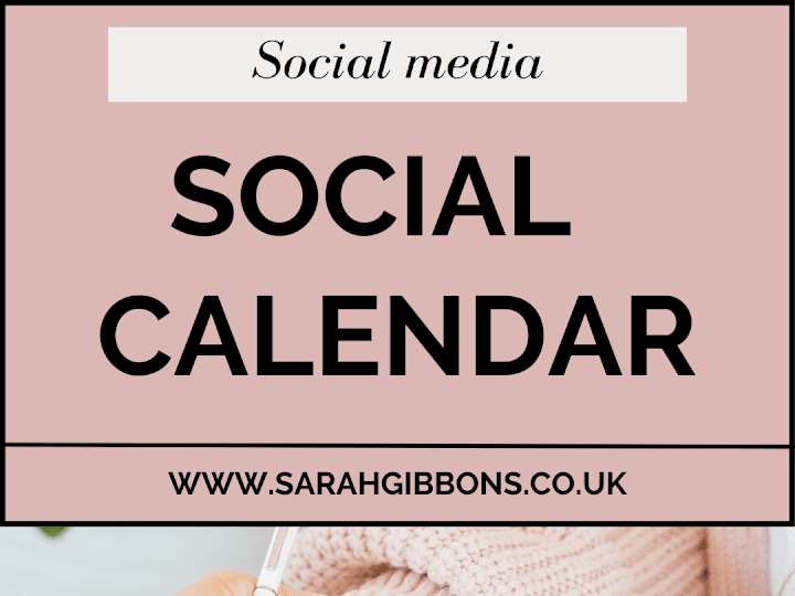 Cover image for Social media calendar