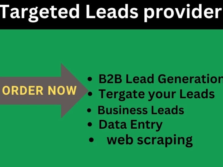 Cover image for I will do b2b lead generation by linkdin research