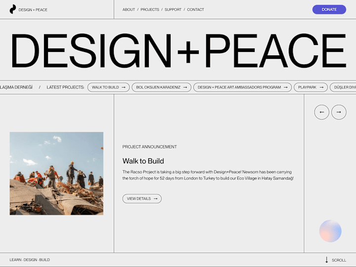 Cover image for Design+Peace | Architectural Non-Profit Organization