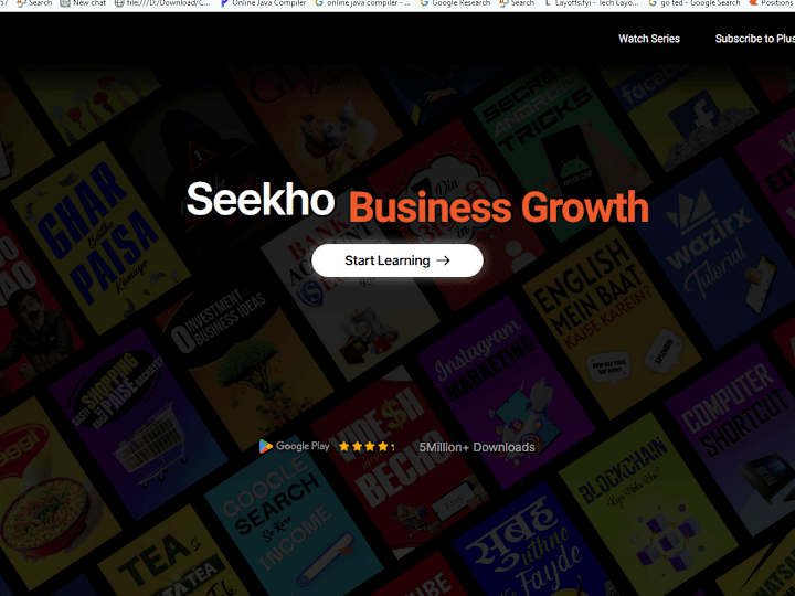 Cover image for Seekhoapp Website Development