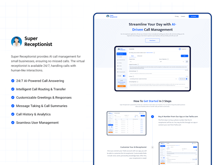 Cover image for AI-Powered Virtual Receptionist