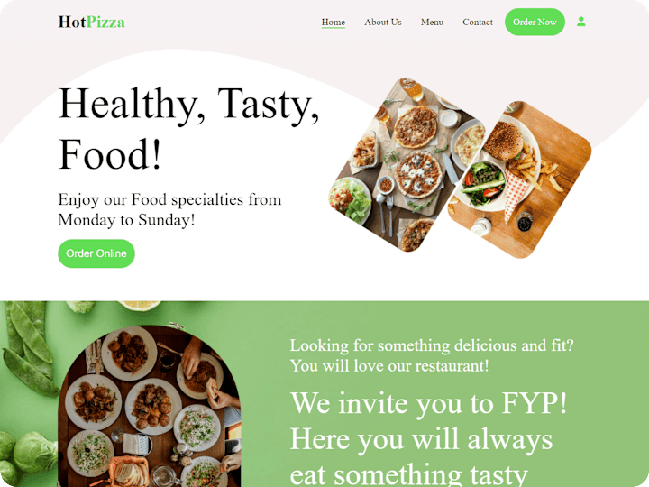 Cover image for Food Ordering Website