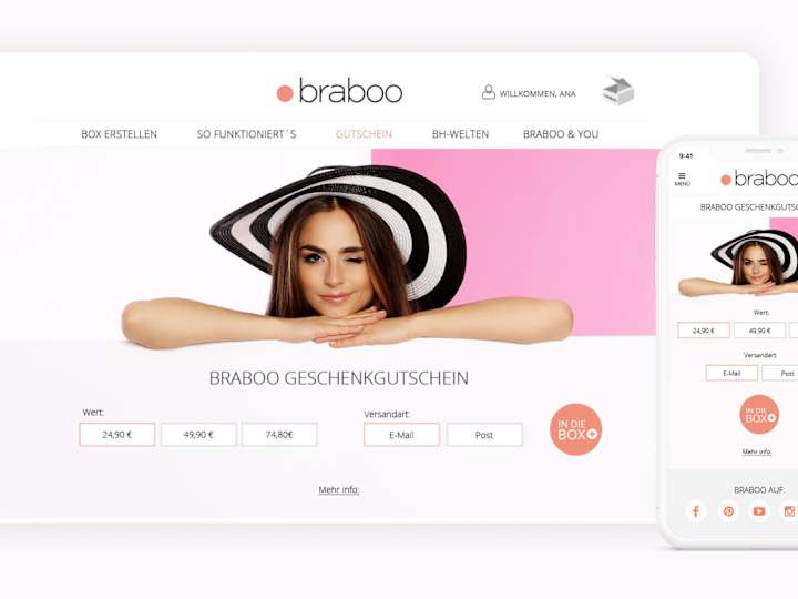 Cover image for braboo / E-Commerce / Webdesign